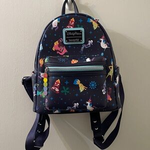 Disney Parks Exclusive Loungefly Mini Backpack Inside Out 1